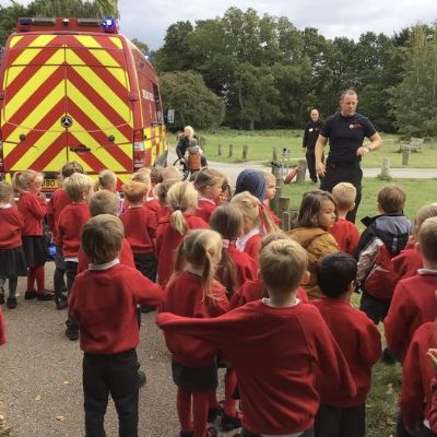 People Who Help Us - Firefighter Visit